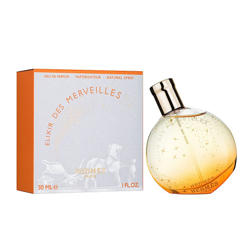 HERMES EAU DES MERVEILLES 1 OZ EAU DE TOILETTE REFILLABLE SPRAY FOR WOMEN HERMES EAU DES MERVEILLES 1 OZ EAU DE TOILETTE REFILLABLE SPRAY FOR WOMEN