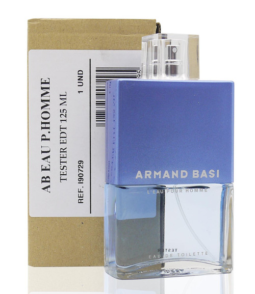 ARMAND BASI L EAU POUR HOMME TESTER 4.3 EAU DE TOILETTE SPRAY