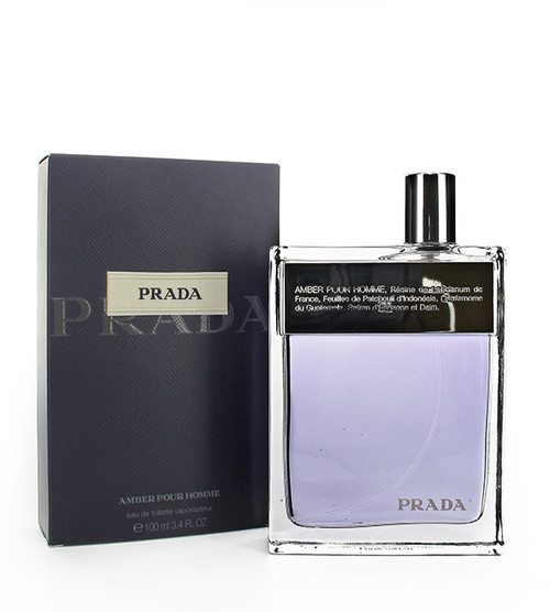 PRADA AMBER 3.4 EAU DE TOILETTE SPRAY FOR MEN PRADA AMBER 3.4 EAU DE TOILETTE SPRAY FOR MEN