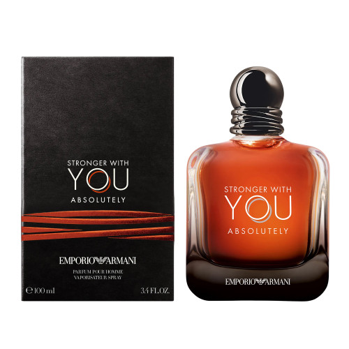 ARMANI STRONGER WITH YOU ABSOLUTELY 3.4 EAU DE PARFUM SPRAY FOR MEN ARMANI STRONGER WITH YOU ABSOLUTELY 3.4 EAU DE PARFUM SPRAY FOR MEN