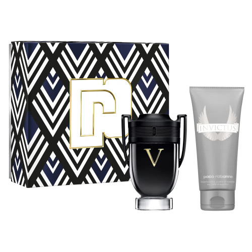 PACO INVICTUS VICTORY 2 PCS SET FOR MEN: 3.4 EAU DE PARFUM + 3.4 SHOWER GEL