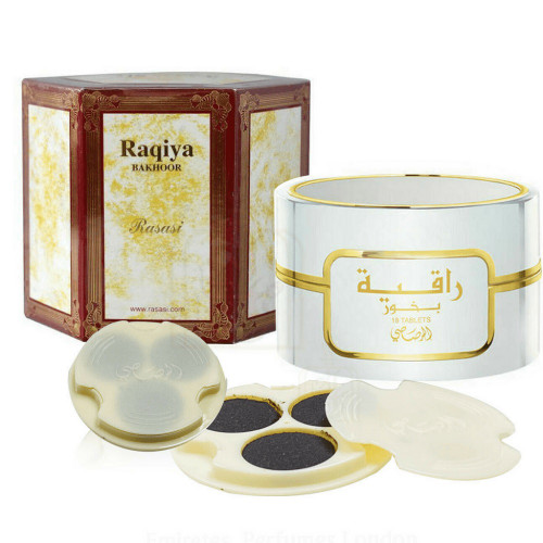 RASASI BAKHOOR RAQIYA 18 TABLETS INCENSE
