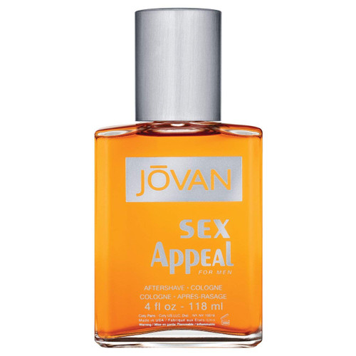 JOVAN SEX APPEAL TESTER 4 OZ AFTERSHAVE COLOGNE SPRAY