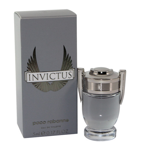 PACO RABANNE INVICTUS MINI 0.17 OZ EAU DE TOILETTE SPRAY FOR MEN PACO RABANNE INVICTUS MINI 0.17 OZ EAU DE TOILETTE SPRAY FOR MEN