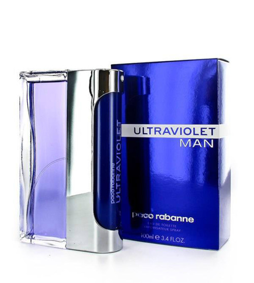PACO RABANNE ULTRAVIOLET 3.4 EAU DE TOILETTE SPRAY FOR MEN PACO RABANNE ULTRAVIOLET 3.4 EAU DE TOILETTE SPRAY FOR MEN