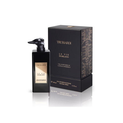 TRUSSARDI LE VIE DI MILANO THE COURTYARDS OF CASTELLO SFORZESCO 3.4 EAU DE PARFUM INTENSE SPRAY TRUSSARDI LE VIE DI MILANO THE COURTYARDS OF CASTELLO SFORZESCO 3.4 EAU DE PARFUM INTENSE SPRAY