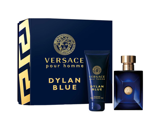 VERSACE DYLAN BLUE 2 PCS SET: 3.4 EAU DE TOILETTE SPRAY + 3.4 SHOWER GEL (TRAVEL) VERSACE DYLAN BLUE 2 PCS SET: 3.4 EAU DE TOILETTE SPRAY + 3.4 SHOWER GEL (TRAVEL)