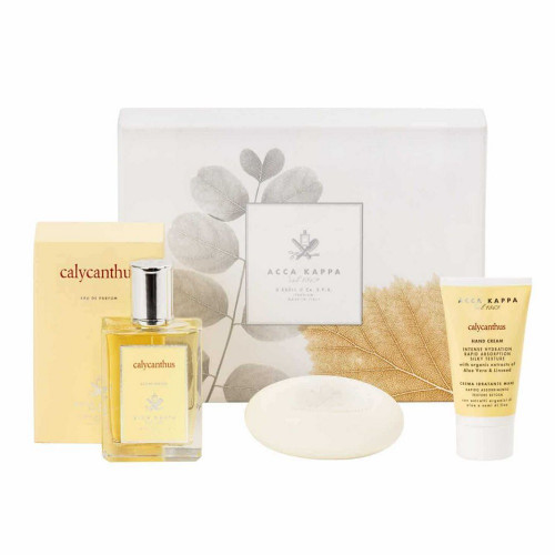 ACCA KAPPA CALYCANTHUS 3 PCS GIFT SET: 3.3 EDP + 2.5 HAND CREAM + 5.3 SOAP