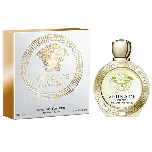 VERSACE EROS 3.4 EAU DE TOILETTE SPRAY FOR WOMEN VERSACE EROS 3.4 EAU DE TOILETTE SPRAY FOR WOMEN