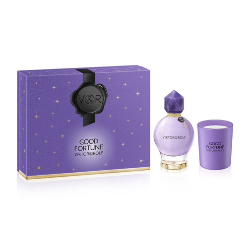 VIKTOR & ROLF GOOD FORTUNE 2 PCS SET: 3.04 EAU DE PARFUM SPRAY + SCENTED CANDLE 2.4 OZ VIKTOR & ROLF GOOD FORTUNE 2 PCS SET: 3.04 EAU DE PARFUM SPRAY + SCENTED CANDLE 2.4 OZ