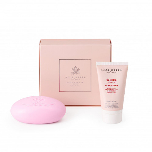 ACCA KAPPA SAKURA TOKYO 2 PCS SET: 2.5 HAND CREAM + 5.3 SOAP