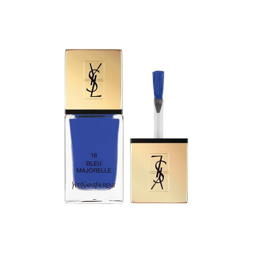 YVES SAINT LAURENT LA LAQUE COUTURE 0.34 NAIL LACQUER #18 BLEU MAJORELLE