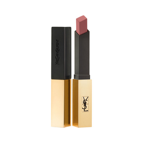 YSL THE SLIM 0.08 LEATHER-MATTE LIPSTICK #17 NUDE ANTONYM