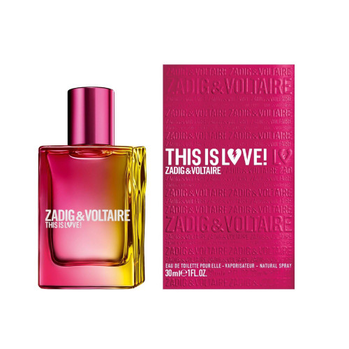 ZADIG & VOLTAIRE THIS IS LOVE 1 OZ EAU DE PARFUM SPRAY FOR WOMEN