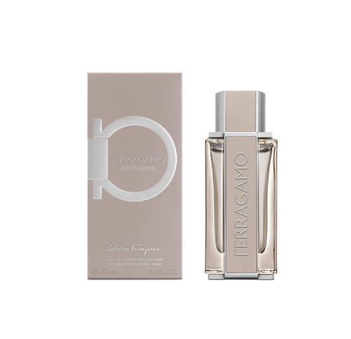 SALVATORE FERRAGAMO BRIGHT LEATHER 3.4 EAU DE TOILETTE SPRAY FOR MEN