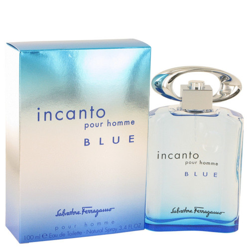 SALVATORE FERRAGAMO INCANTO BLUE 3.4 EDT SP FOR MEN SALVATORE FERRAGAMO INCANTO BLUE 3.4 EDT SP FOR MEN