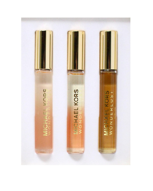 MICHAEL KORS WONDERLUST 3 PCS * 10 ML ROLLERBALL SET: WONDERLUST