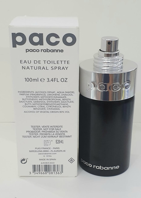 PACO BY PACO RABANNE TESTER 3.4 EAU DE TOILETTE SPRAY (CAN)