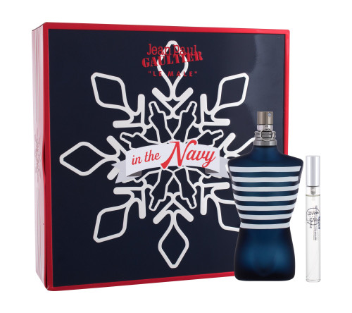 JEAN PAUL GAULTIER LE MALE IN THE NAVY 2 PCS SET: 4.2  EAU DE TOILETTE SPRAY + 0.34 EAU DE TOILETTE SPRAY