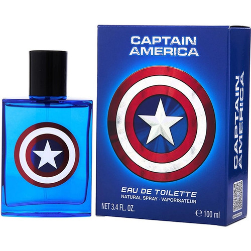 MARVEL CAPTAIN AMERICA 3.4 EAU DE TOILETTE SPRAY.. MARVEL CAPTAIN AMERICA 3.4 EAU DE TOILETTE SPRAY..