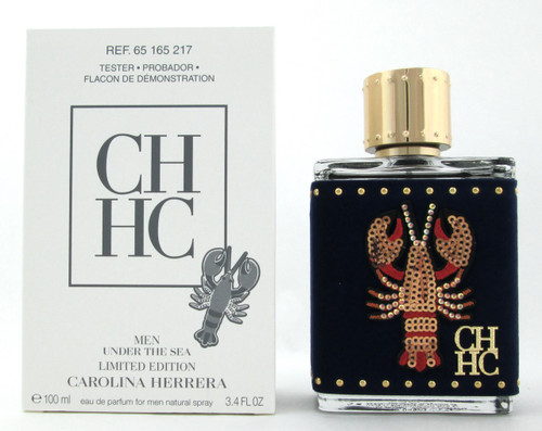 CAROLINA HERRERA CH UNDER THE SEA TESTER 3.4 EAU DE PARFUM SPRAY FOR MEN