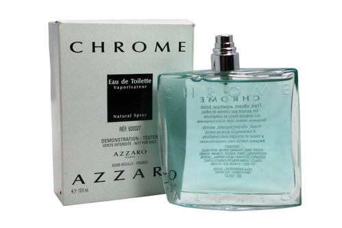 AZZARO CHROME TESTER 3.4 EAU DE TOILETTE SPRAY