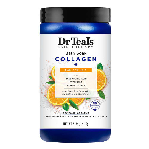 DR TEAL'S COLLAGEN + RADIANT SKIN 2 LBS BATH SOAK