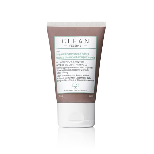 CLEAN RESERVE 2 OZ PURPLE CLAY DETOXIFYING FACE MASK CLEAN RESERVE 2 OZ PURPLE CLAY DETOXIFYING FACE MASK