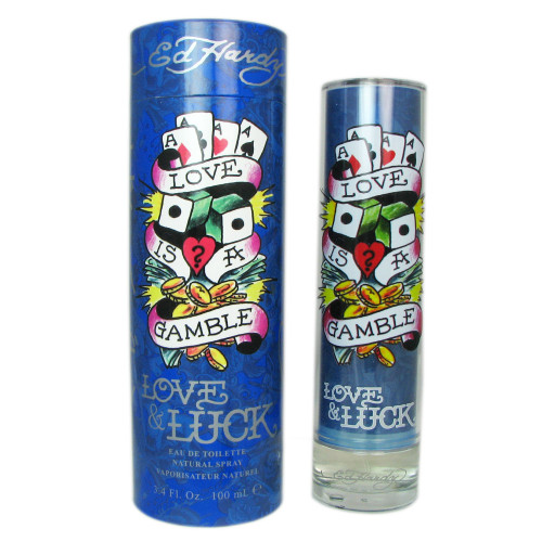 ED HARDY LOVE & LUCK 3.4 EAU DE TOILETTE SPRAY FOR MEN ED HARDY LOVE & LUCK 3.4 EAU DE TOILETTE SPRAY FOR MEN