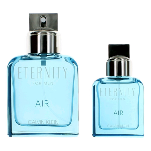 ETERNITY AIR 2 PCS SET FOR MEN: 3.4 EAU DE TOILETTE SPRAY + 1 OZ EAU DE TOILETTE SPRAY (HARD BOX)