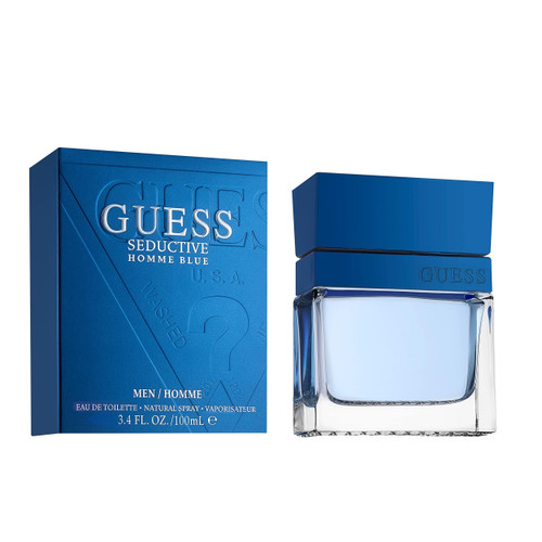 GUESS SEDUCTIVE BLUE 3.4 EAU DE TOILETTE SPRAY FOR MEN