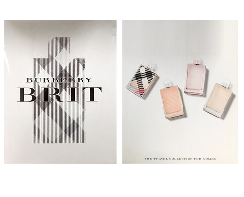 BURBERRY BRIT 4 PCS MINI SET FOR WOMEN: BRIT 0.16 OZ EDP + BRIT RHYTHM FLORAL 0.17 OZ EDT + BRIT SHEER 0.17 OZ EDT + BRIT RHYTHM 0.17 OZ EDT