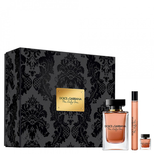 DOLCE & GABBANA THE ONLY ONE 3 PCS SET FOR WOMEN: 3.4 EAU DE PARFUM + 0.33 EAU DE PARFUM + 0.25 EAU DE PARFUM