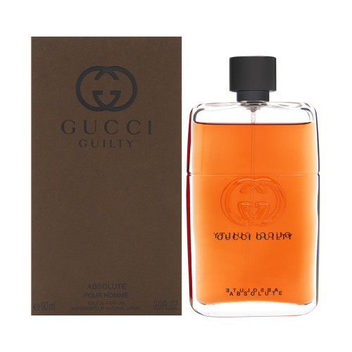 GUCCI GUILTY ABSOLUTE 3 OZ EAU DE PARFUM SPRAY FOR MEN GUCCI GUILTY ABSOLUTE 3 OZ EAU DE PARFUM SPRAY FOR MEN