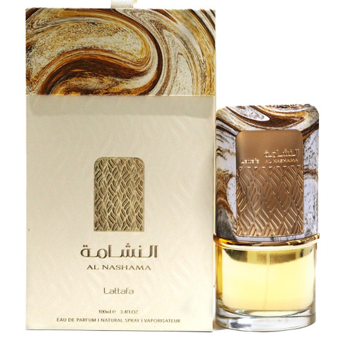 LATTAFA AL NASHAMA 3.4 EAU DE PARFUM SPRAY LATTAFA AL NASHAMA 3.4 EAU DE PARFUM SPRAY