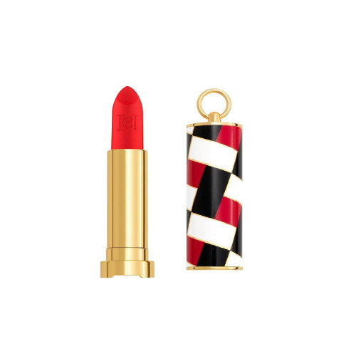 CAROLINA HERRERA THE LIPSTICK MATTE 0.12 REFILLABLE LIPSTICK 480 ALMOST CORAL WITH CAP