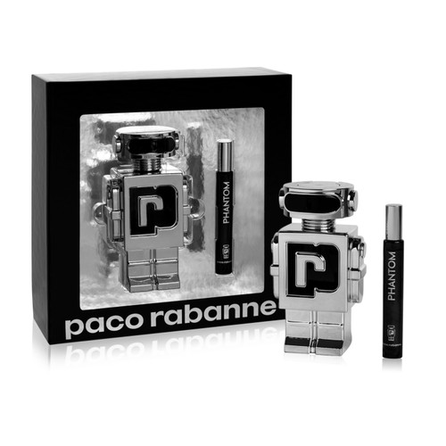PACO RABANNE PHANTOM 2 PCS SET FOR MEN: 5.1 EAU DE TOILETTE SPRAY + 0.33 EAU DE TOILETTE SPRAY PACO RABANNE PHANTOM 2 PCS SET FOR MEN: 5.1 EAU DE TOILETTE SPRAY + 0.33 EAU DE TOILETTE SPRAY