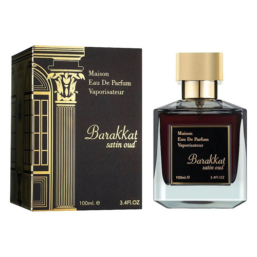 FRAGRANCE WORLD BARAKKAT SATIN OUD 3.4 EAU DE PARFUM SPRAY FRAGRANCE WORLD BARAKKAT SATIN OUD 3.4 EAU DE PARFUM SPRAY