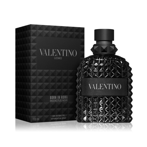 VALENTINO UOMO BORN IN ROMA ROCKSTUD NOIR 3.4 EAU DE TOILETTE SPRAY