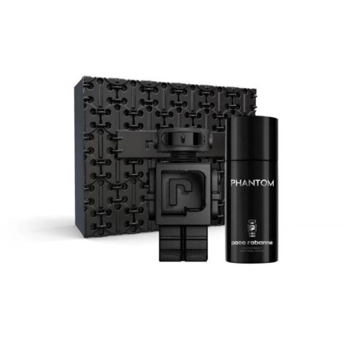 PACO RABANNE PHANTOM PARFUM 2 PCS SET FOR MEN: 3.4 PARFUM SPRAY + 5.1 DEODORANT SPRAY PACO RABANNE PHANTOM PARFUM 2 PCS SET FOR MEN: 3.4 PARFUM SPRAY + 5.1 DEODORANT SPRAY
