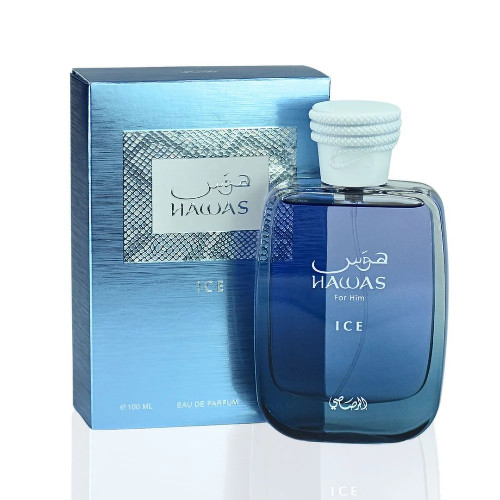 RASASI HAWAS ICE 3.38 EAU DE PARFUM SPRAY FOR MEN RASASI HAWAS ICE 3.38 EAU DE PARFUM SPRAY FOR MEN