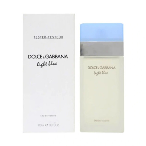 DOLCE & GABBANA LIGHT BLUE TESTER 3.3 EAU DE TOILETTE SPRAY FOR WOMEN DOLCE & GABBANA LIGHT BLUE TESTER 3.3 EAU DE TOILETTE SPRAY FOR WOMEN