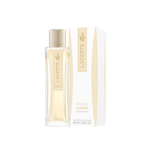 LACOSTE POUR FEMME 3 OZ EAU DE PARFUM SPRAY. LACOSTE POUR FEMME 3 OZ EAU DE PARFUM SPRAY.