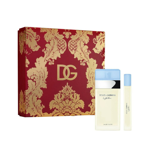 DOLCE & GABBANA LIGHT BLUE 2 PCS SET FOR WOMEN: 3.3 EAU DE TOILETTE SPRAY + 0.33 EAU DE TOILETTE SPRAY DOLCE & GABBANA LIGHT BLUE 2 PCS SET FOR WOMEN: 3.3 EAU DE TOILETTE SPRAY + 0.33 EAU DE TOILETTE SPRAY