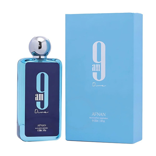 AFNAN 9AM DIVE 3.4 EAU DE PARFUM SPRAY AFNAN 9AM DIVE 3.4 EAU DE PARFUM SPRAY