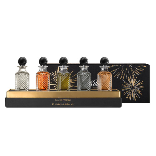 KILIAN HOLIDAY 5 X 0.34 EAU DE PARFUM MINI SET: GOOD GIRL GONE BAD + LOVE. DON'T BE SHY + BLACK PHANTOM 'MEMENTO MORI' + STRAIGHT TO HEAVEN + ANGELS' SHARE