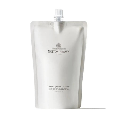 MOLTON BROWN COASTAL CYPRESS & SEA FENNEL 13.5 BATH & SHOWER GEL REFILL MOLTON BROWN COASTAL CYPRESS & SEA FENNEL 13.5 BATH & SHOWER GEL REFILL