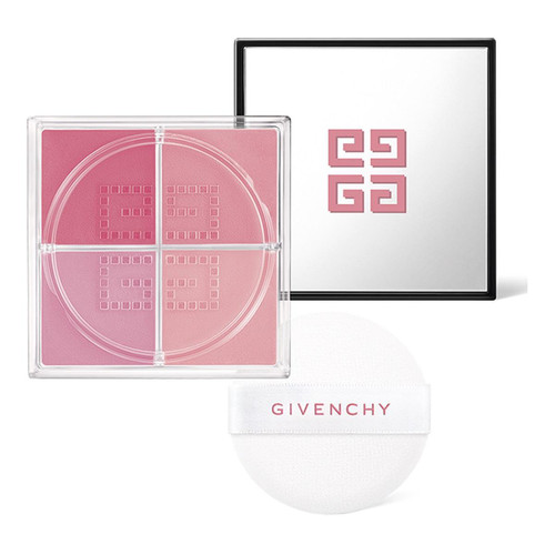 GIVENCHY PRISME LIBRE 0.15 4 COLOR LOOSE POWDER BLUSH 02 TAFFETAS ROSE