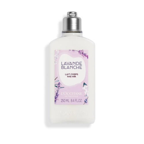 L'OCCITANE WHITE LAVENDER 8.4 BODY MILK