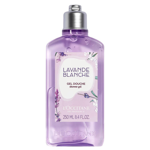 L'OCCITANE WHITE LAVENDER 8.4 SHOWER GEL